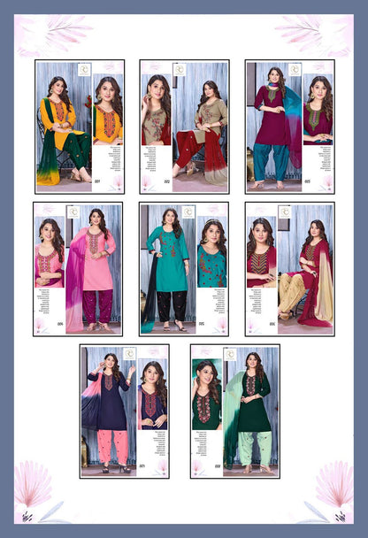 Punjabi Kudi Vol 2 Ramdev Creation Rayon Readymade Salwar Suits