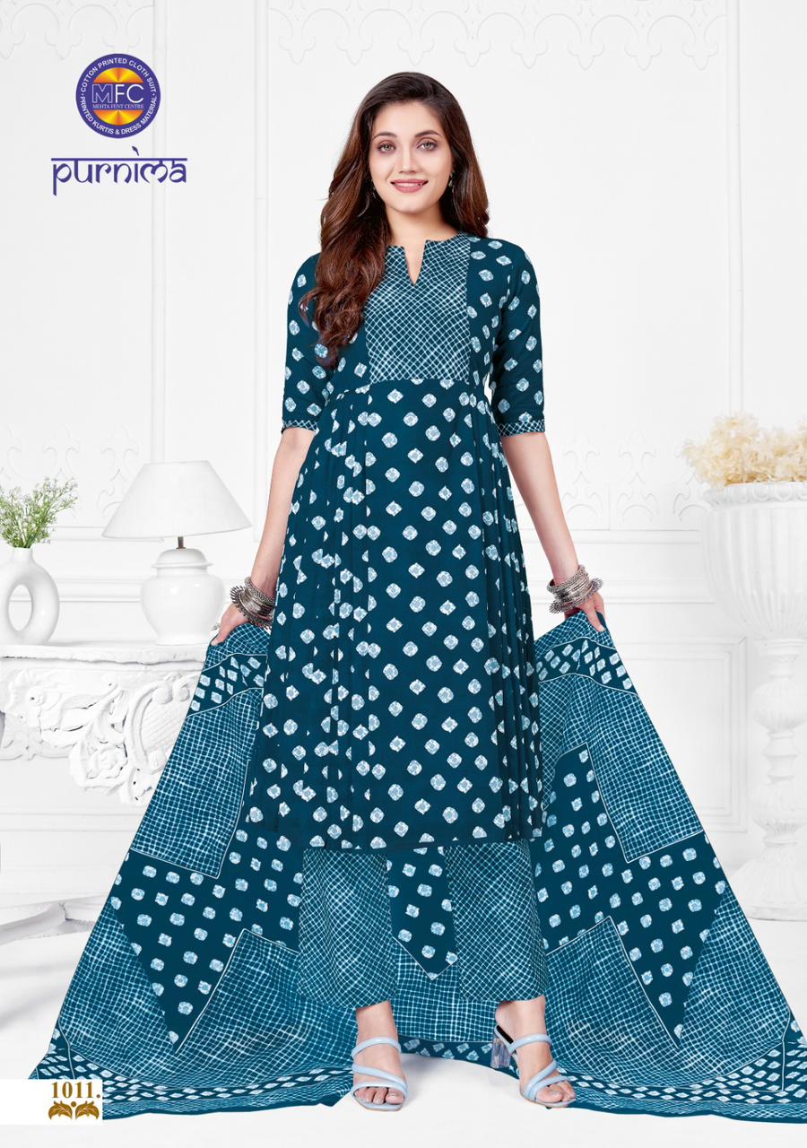 Purnima Vol 1 Mfc Cotton Dress Material