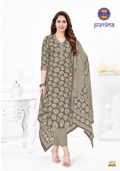Purnima Vol 1 Mfc Cotton Dress Material