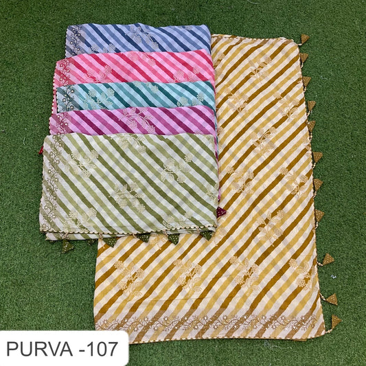 Purva-107 Kalpveli Dola Silk Sarees