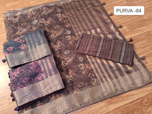 Purva 84 Kalpveli Cotton Sarees
