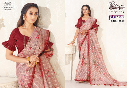 Purva 85 Kalpveli Georgette Sarees