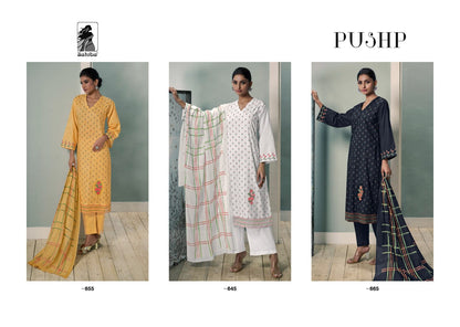 Pushp. Sahiba Cotton Lawn Pant Style Suits