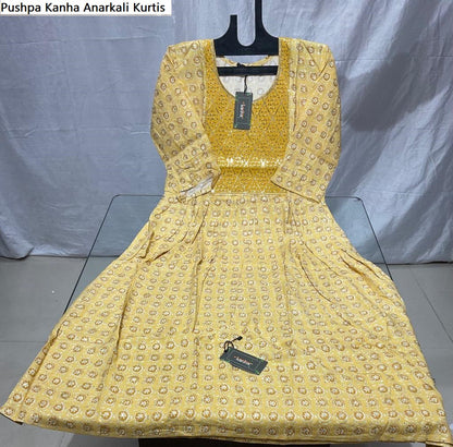 Pushpa Kanha Reyon Anarkali Kurtis