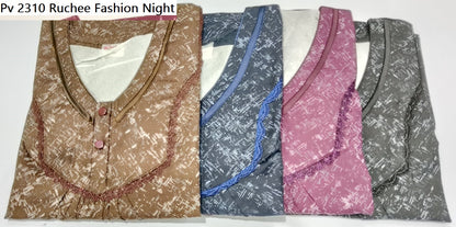 Pv 2310 Ruchee Fashion Night Gowns