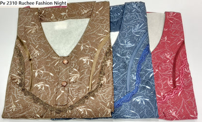 Pv 2310 Ruchee Fashion Night Gowns