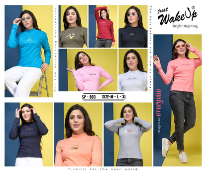 893 Wakeup Lycra Women Tshirt