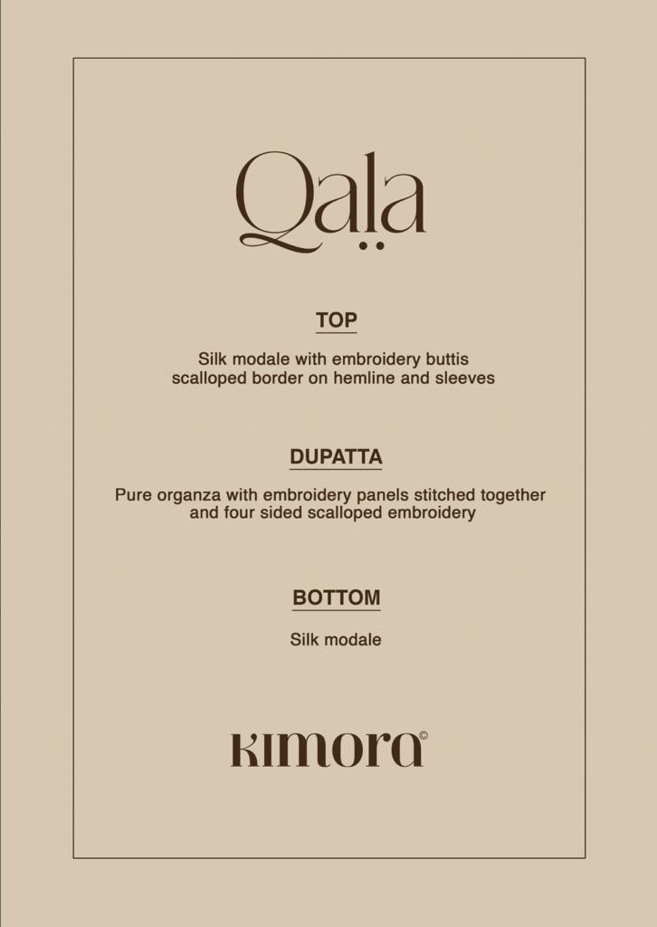 Qala Kimora Modal Silk Pant Style Suits