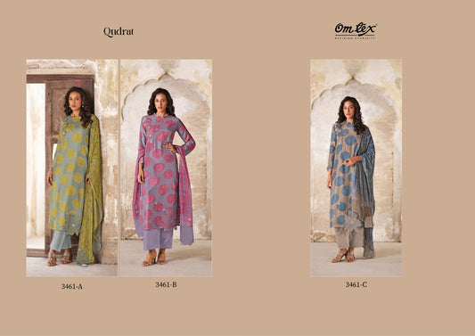 Qudrat Omtex Muslin Pant Style Suits