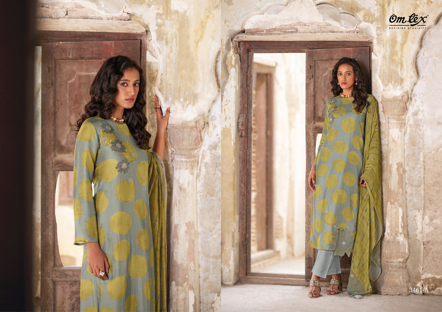 Qudrat Omtex Muslin Pant Style Suits