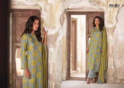 Qudrat Omtex Muslin Pant Style Suits