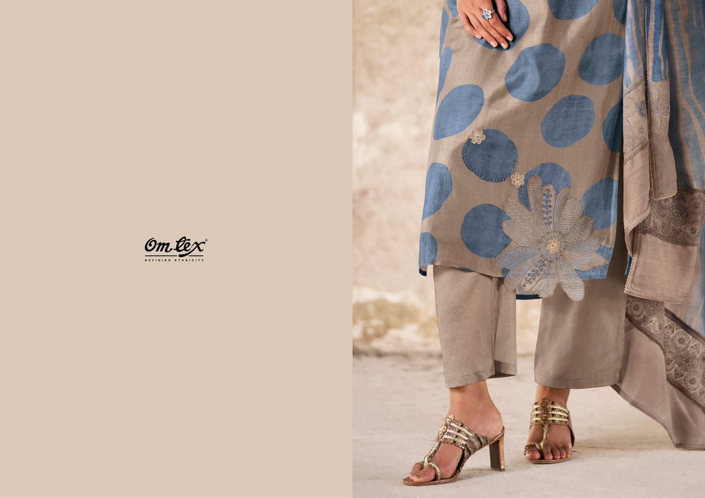Qudrat Omtex Muslin Pant Style Suits