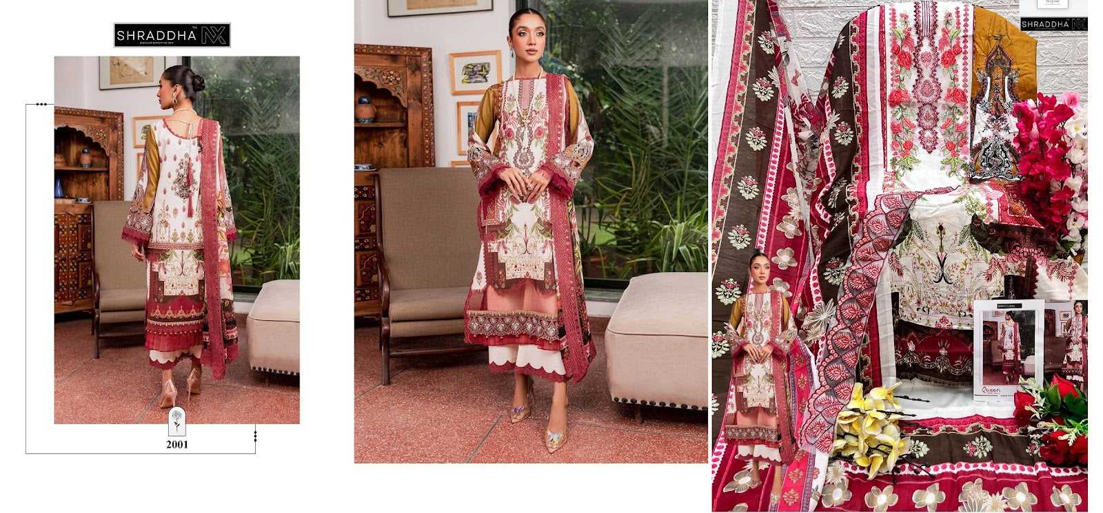 Queen Court Vol 2 Shraddha Nx Lawn Cotton Pakistani Salwar Suits