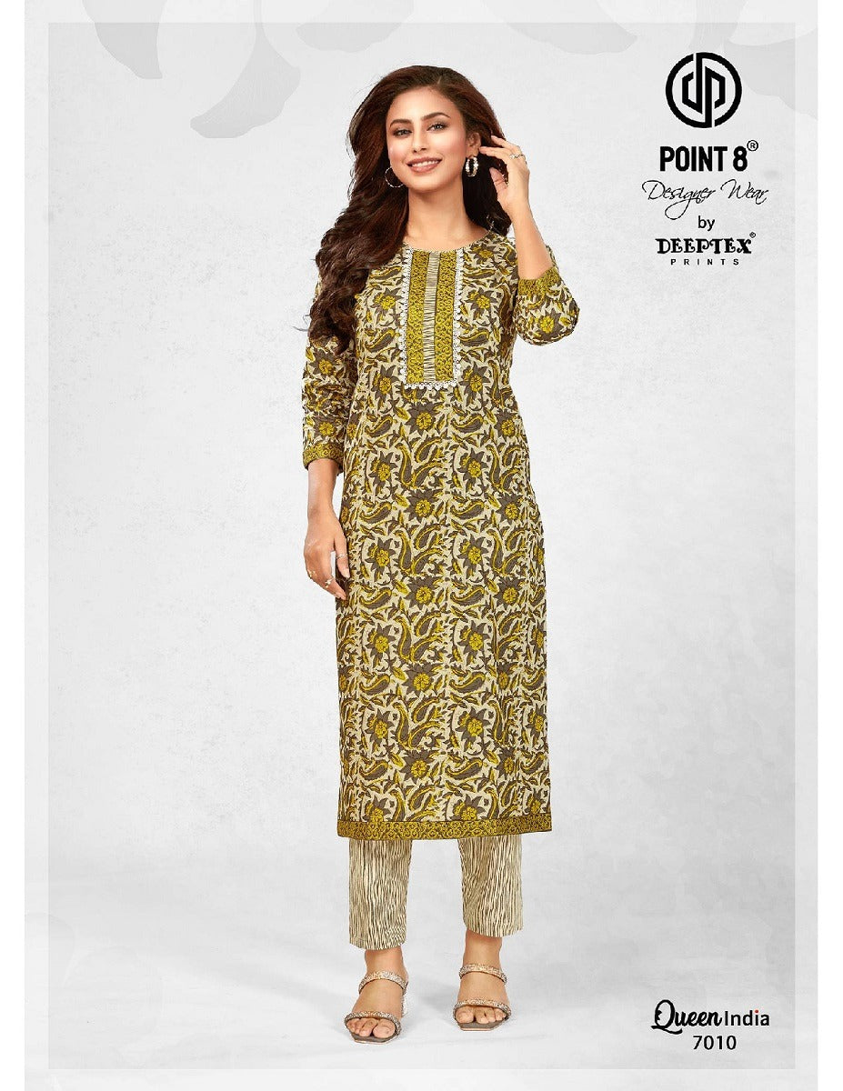 Queen India Vol 7 Deeptex Prints Cotton Co Ord Set