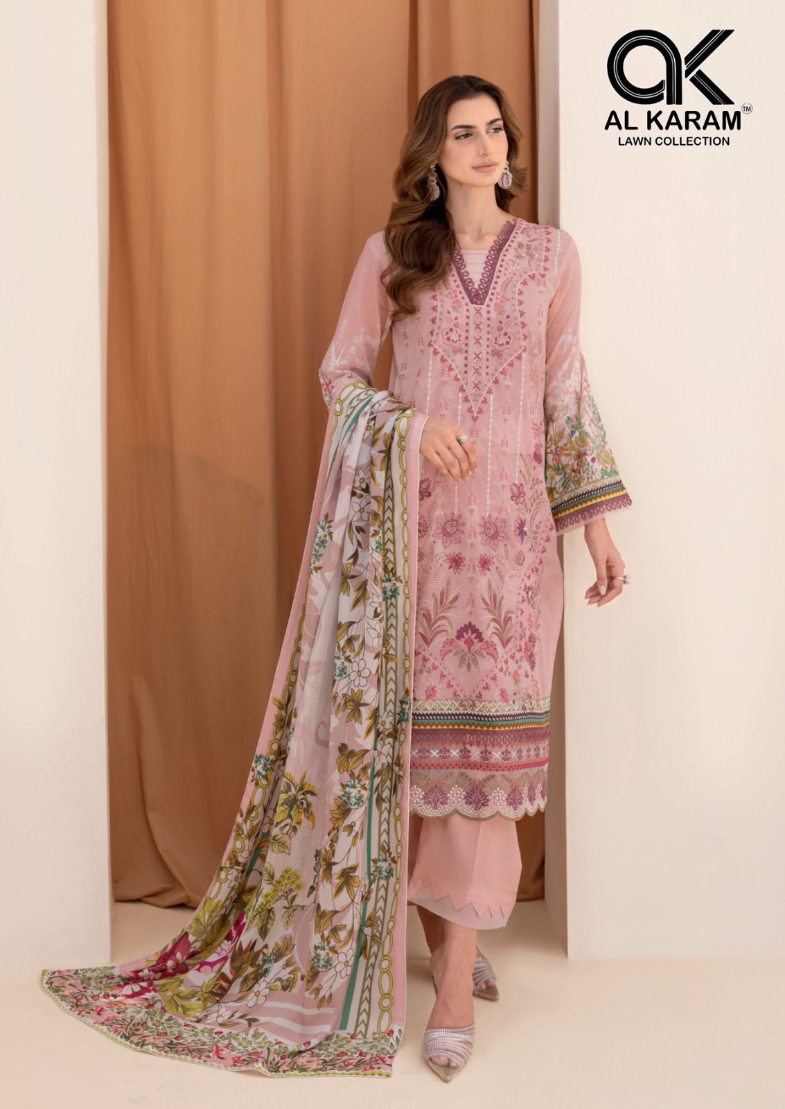 Queens Court Vol 4 Al Karam Cambric Karachi Salwar Suits