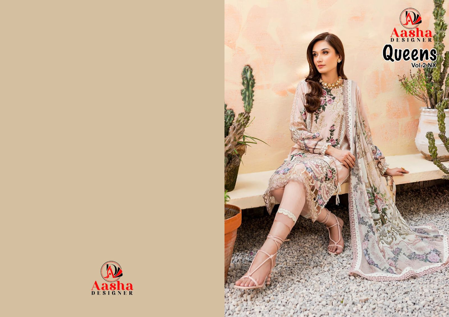 Queens Vol 2-Nx Aasha Designer Cotton Pakistani Salwar Suits