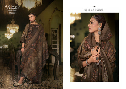 Qurbat Belliza Designer Studio Wool Karachi Pashmina Salwar Suits