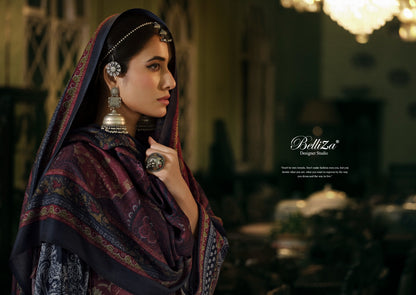 Qurbat Belliza Designer Studio Wool Karachi Pashmina Salwar Suits