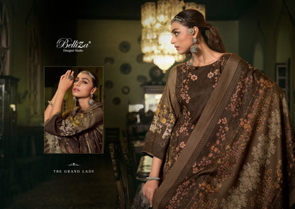 Qurbat Belliza Designer Studio Wool Karachi Pashmina Salwar Suits