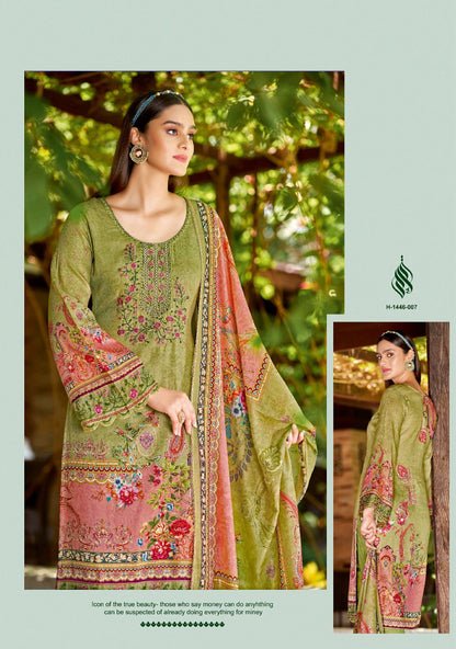 Qurbat Edition 14 Alok Jaam Cotton Pakistani Patch Work Suits