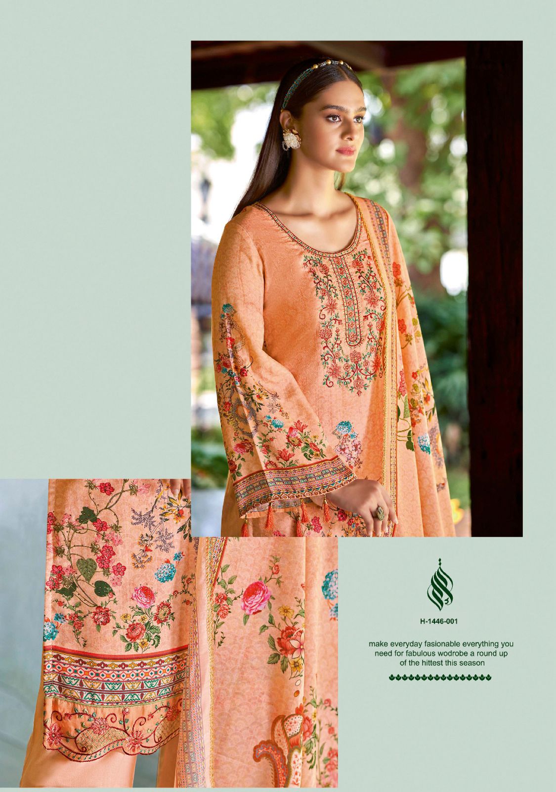 Qurbat Edition 14 Alok Jaam Cotton Pakistani Patch Work Suits