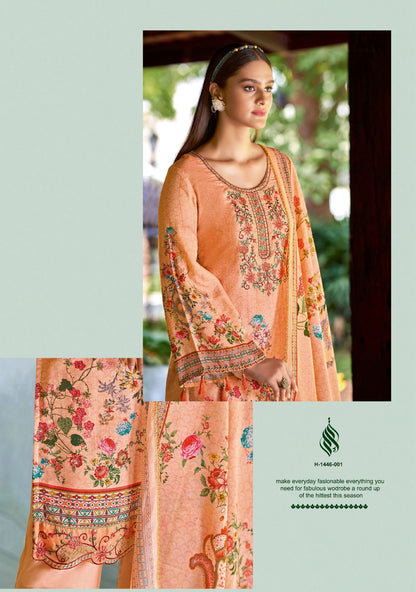 Qurbat Edition 14 Alok Jaam Cotton Pakistani Patch Work Suits