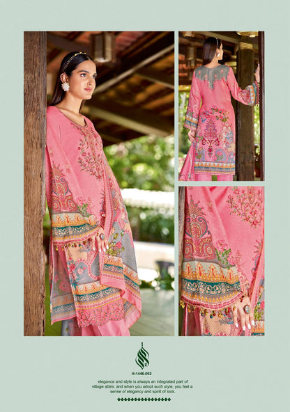 Qurbat Edition 14 Alok Jaam Cotton Pakistani Patch Work Suits