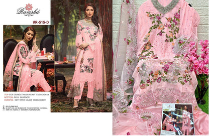 R 515 Ramsha Georgette Pakistani Salwar Suits