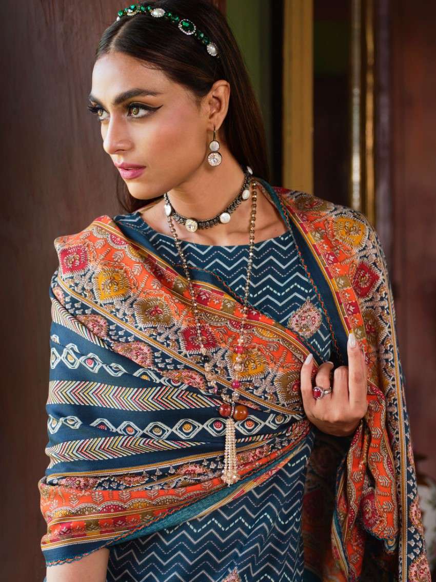 Raabia Belliza Designer Studio Pashmina Suits