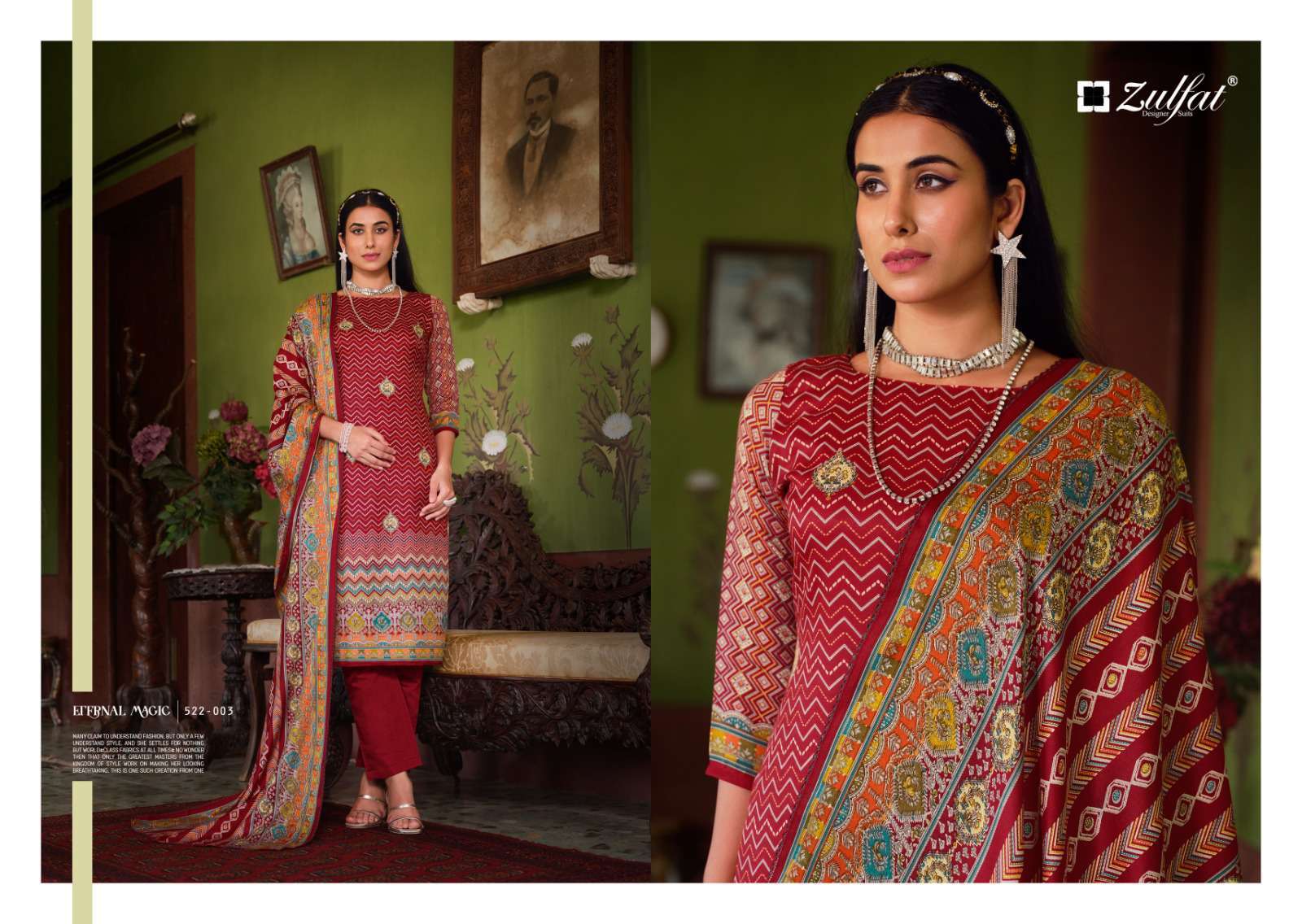 Raabia Belliza Designer Studio Pashmina Suits