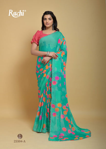 Raagsutra Ruchi Silk Georgette Sarees
