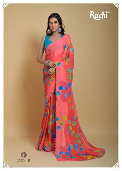 Raagsutra Ruchi Silk Georgette Sarees