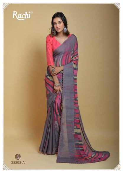 Raagsutra Ruchi Silk Georgette Sarees