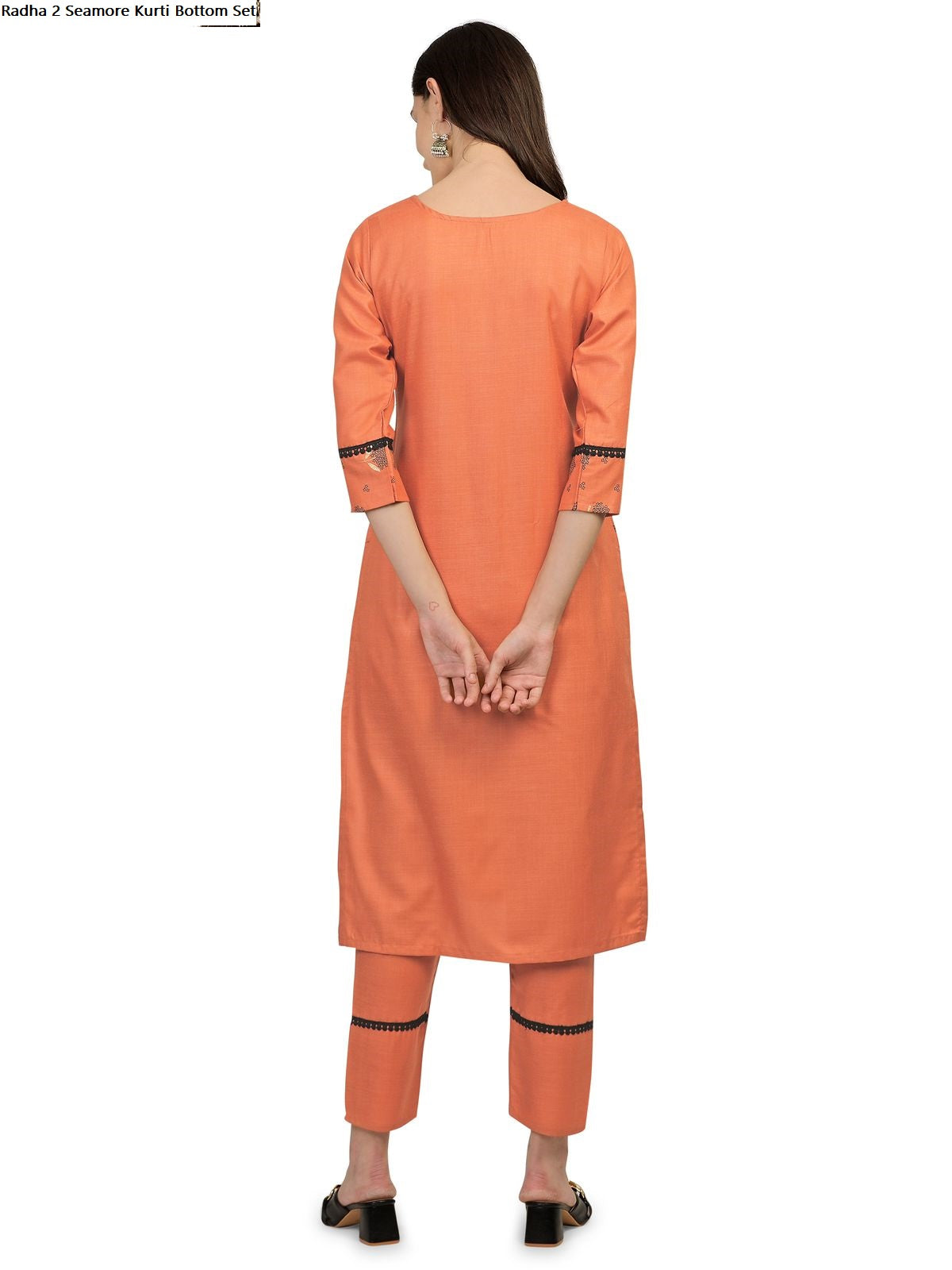 Radha 2 Seamore Kurti Bottom Set