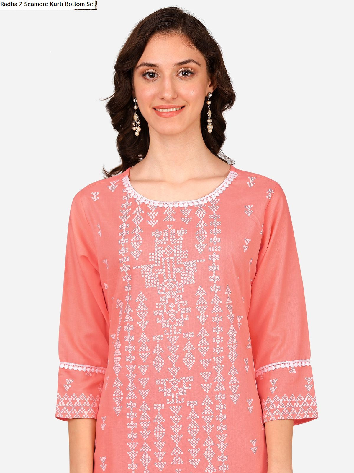 Radha 2 Seamore Kurti Bottom Set