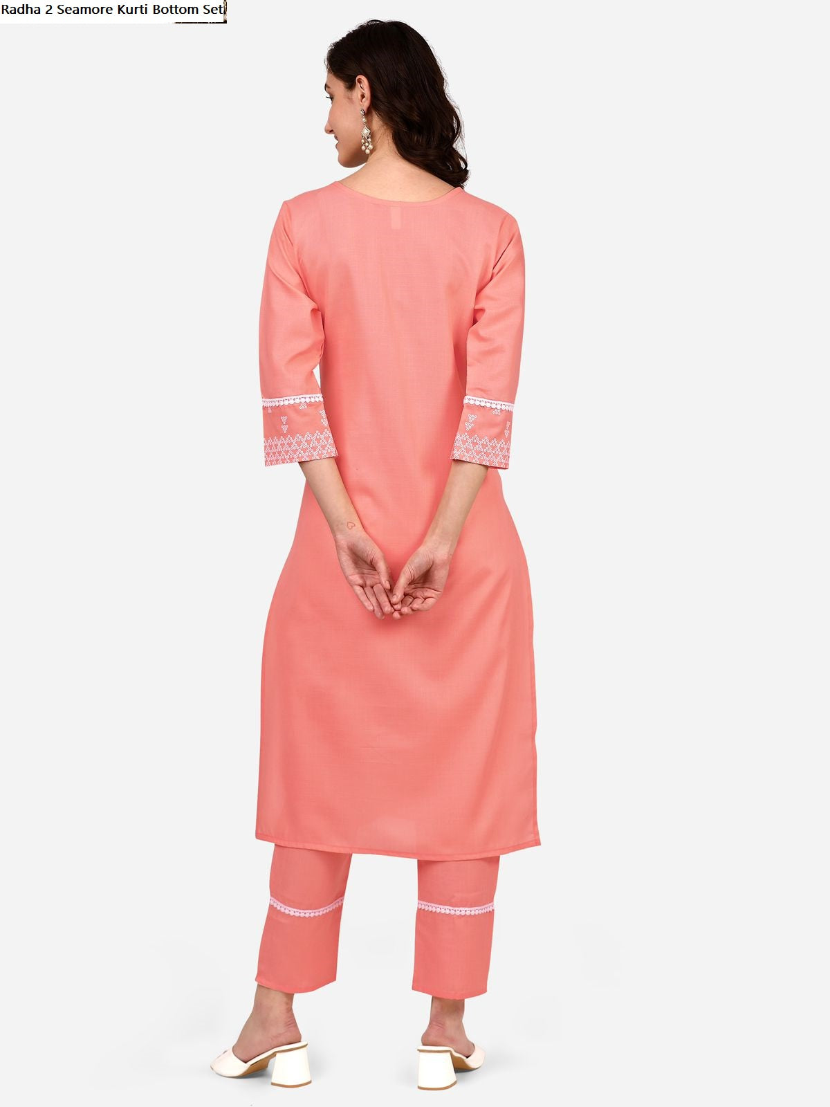 Radha 2 Seamore Kurti Bottom Set