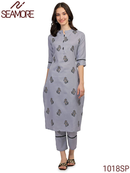 Radha 2 Seamore Kurti Bottom Set