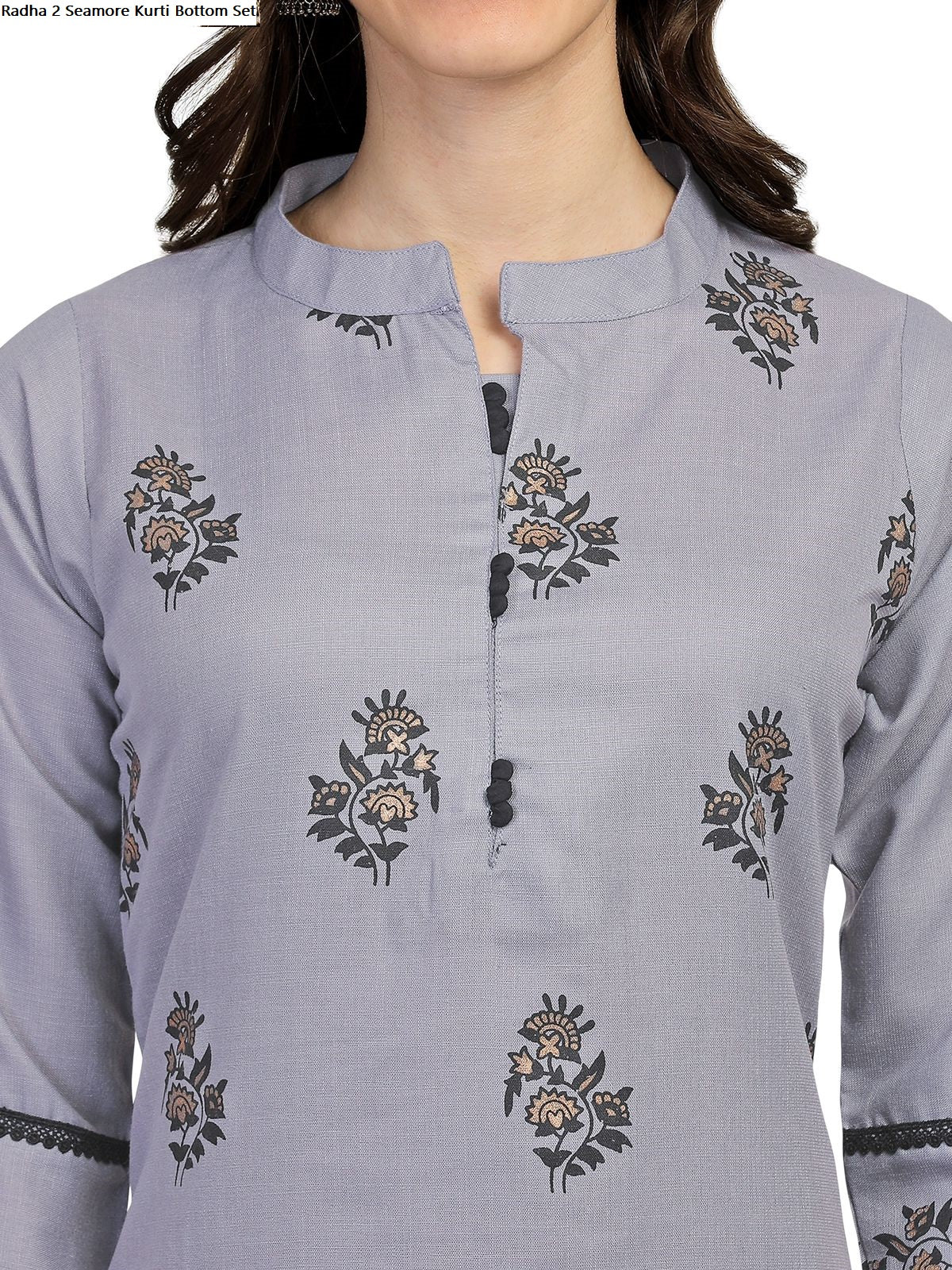 Radha 2 Seamore Kurti Bottom Set