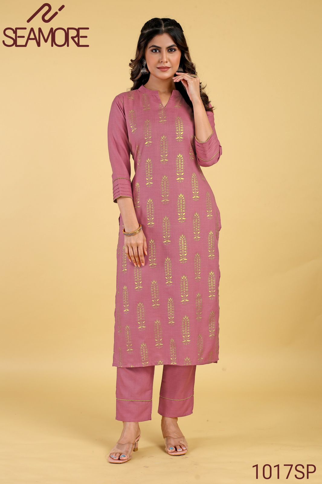 Radha 1 Seamore Kurti Bottom Set