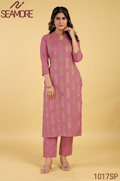 Radha 1 Seamore Kurti Bottom Set