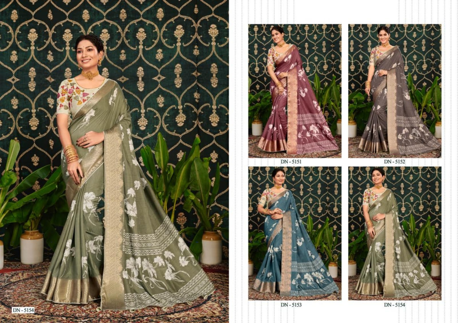Radhe-6 5D Designer Dola Jacquard Sarees