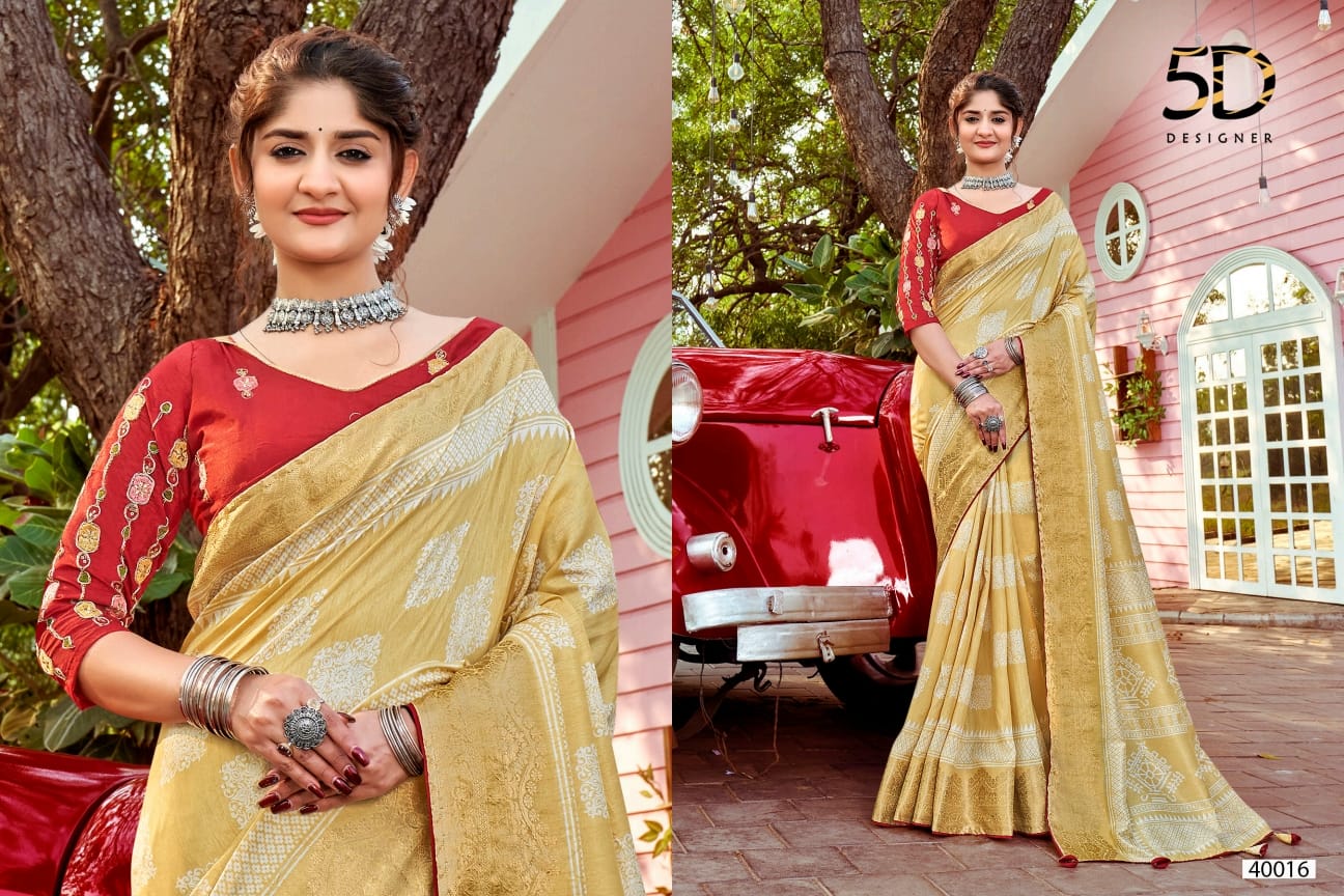 Radhe-7 5D Designer Dola Jacquard Sarees