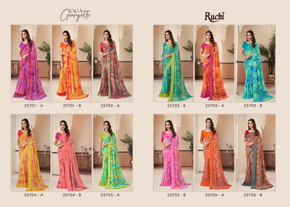 Ragaa Georgette-7 Ruchi Sarees