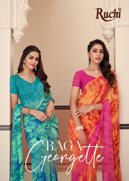 Ragaa Georgette-7 Ruchi Sarees