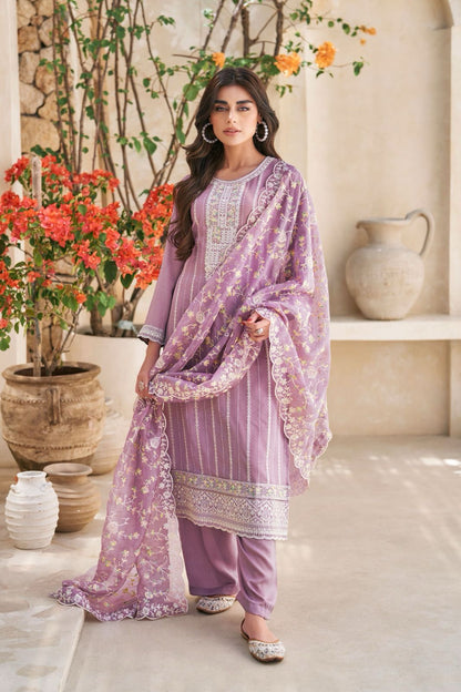 Raha Aashirwad Creation Silk Pant Style Suits