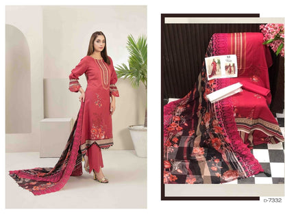 Raina Shahid Tawakkal Lawn Original Pakistani Suits