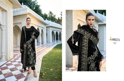 Rajkumari Ibiza Viscose Velvet Suits
