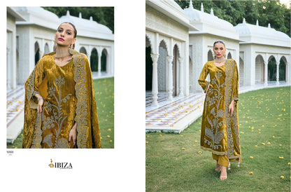 Rajkumari Ibiza Viscose Velvet Suits