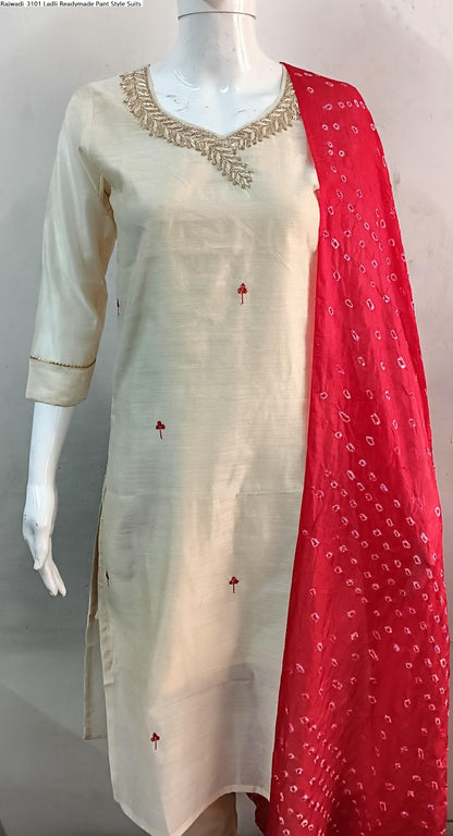 Rajwadi-3101 Ladli Modal Readymade Pant Style Suits