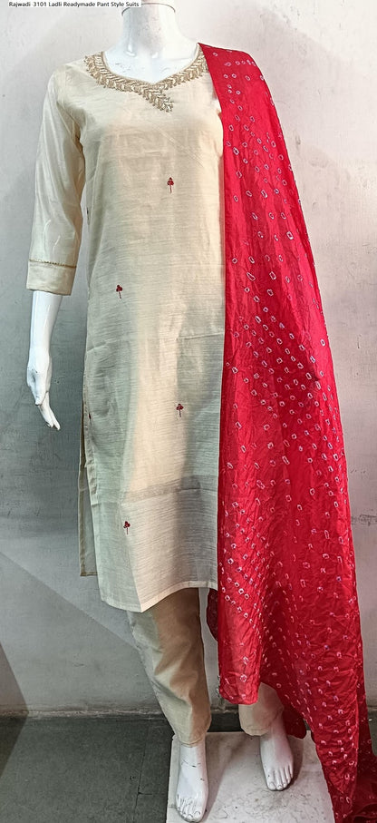 Rajwadi-3101 Ladli Modal Readymade Pant Style Suits